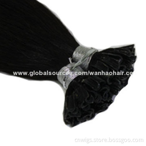 Italian Keratin Prebonded U-tip Remy Human Hair Extension, Various Colors/Waves are Available